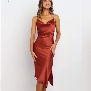 Petal & Pup Cyprus Dress (Rust) size 6